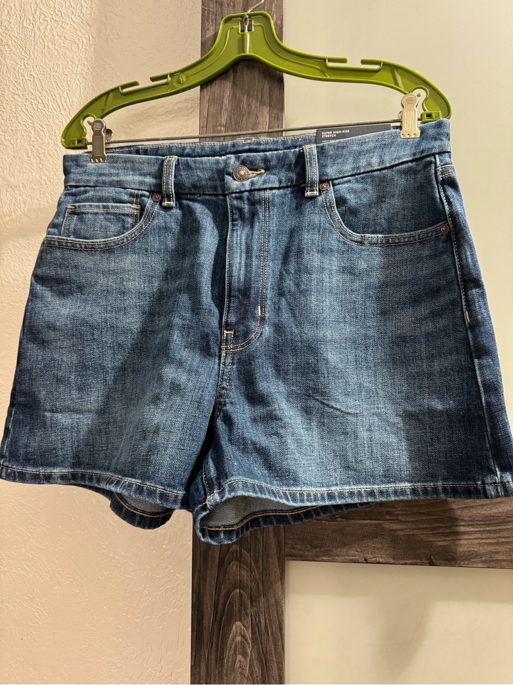 American Eagle Outfitters Dark Blue Denim Shorts
